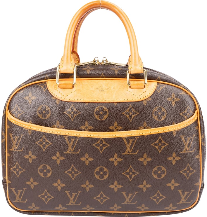 Louis Vuitton Louis Vuitton Canvas Monogram Trouville Handbag