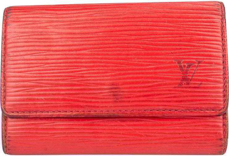 Louis Vuitton Louis Vuitton Rouge Epi Leather Keyholder