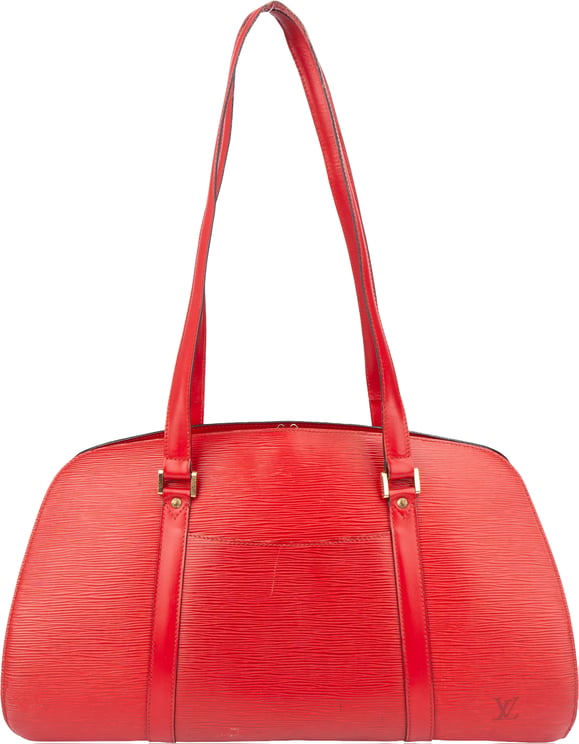 Louis Vuitton Louis Vuitton Rouge Epi Leather Solferino GM Shoulder Bag