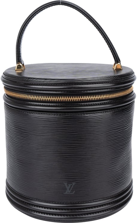 Louis Vuitton Louis Vuitton Noir Epi Leather Cannes Handbag