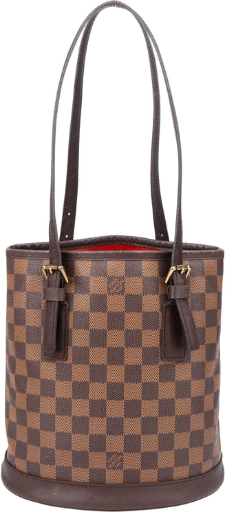 Louis Vuitton Louis Vuitton Damier Ebene Monogram Bucket Bag PM Handbag