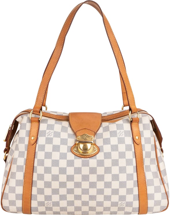 Louis Vuitton Louis Vuitton Damier Azur Monogram Stresa PM Shoulder Bag