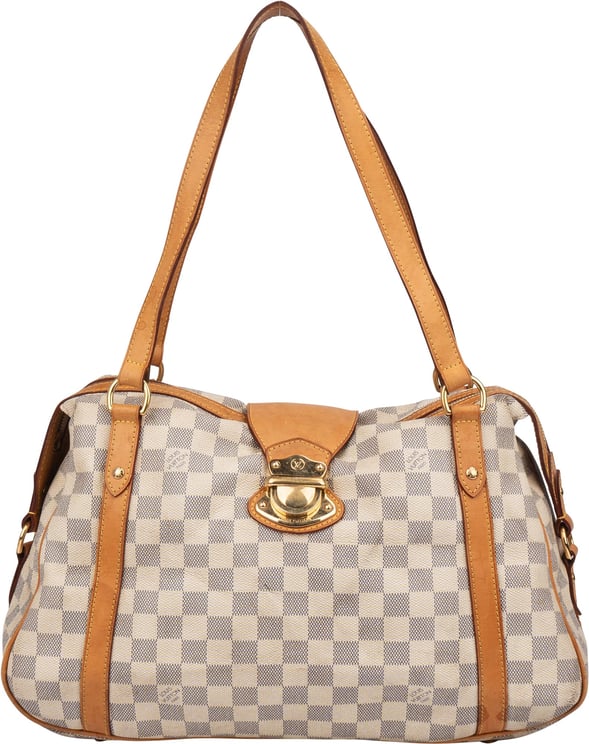 Louis Vuitton Louis Vuitton Damier Azur Monogram Stresa PM Shoulder Bag