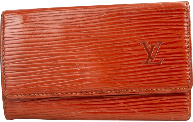 Louis Vuitton Louis Vuitton Cognac Epi Leather Keyholder