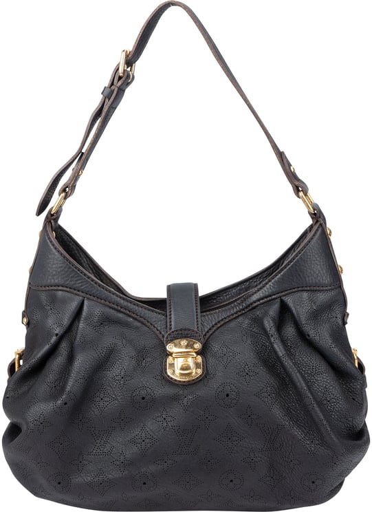 Louis Vuitton Louis Vuitton Leather Monogram Mahina Shoulder Bag