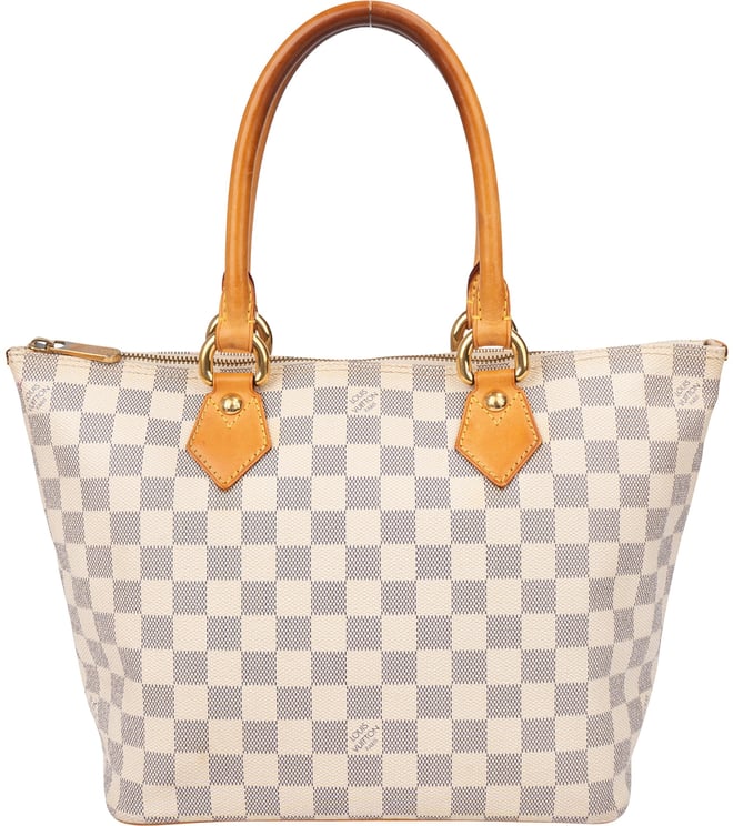 Louis Vuitton Louis Vuitton Damier Azur Monogram Saleya PM Handbag