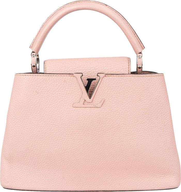 Louis Vuitton Louis Vuitton Pink Taurillon Capucines BB Handbag