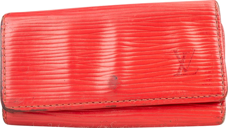Louis Vuitton Louis Vuitton Rouge Epi Leather Keyholder