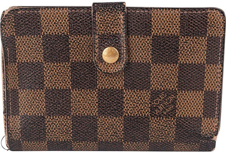 Louis Vuitton Louis Vuitton Damier Ebene Monogram Compact Clip Wallet