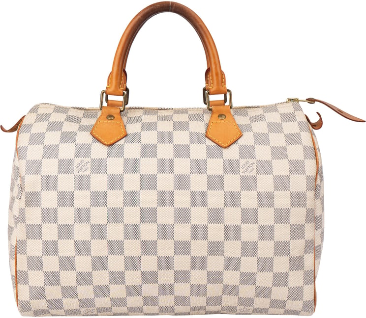 Louis Vuitton Louis Vuitton Damier Azur Monogram Speedy 30 Handbag