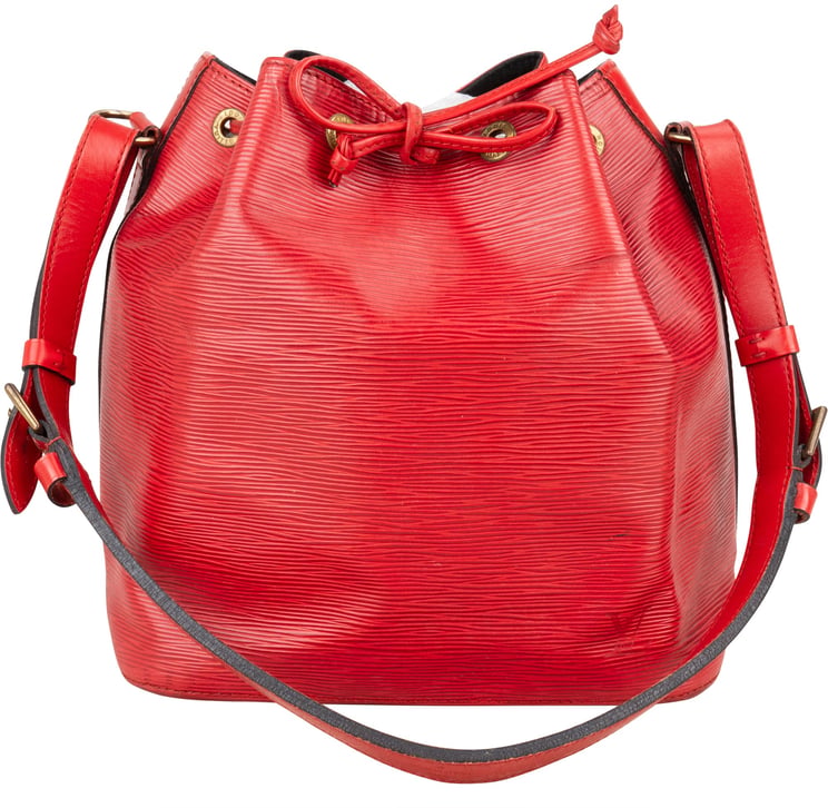 Louis Vuitton Louis Vuitton Rouge Epi Leather Sac Noe Petit Shoulder Bag