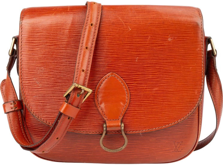 Louis Vuitton Louis Vuitton Cognac Epi Leather Saint Cloud GM Shoulder Bag