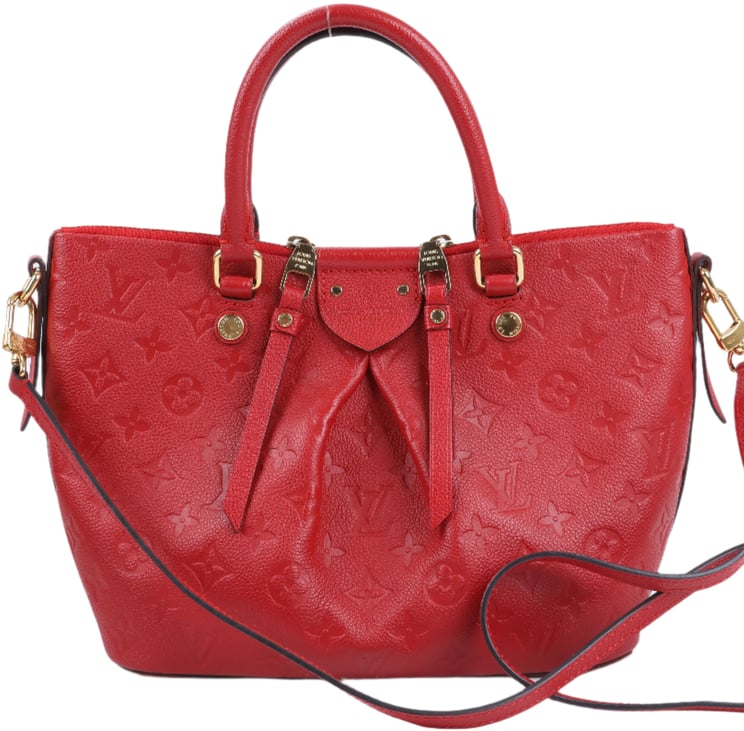 Louis Vuitton Louis Vuitton Monogram Empreinte Mazarine PM Handbag in Cherry M50638