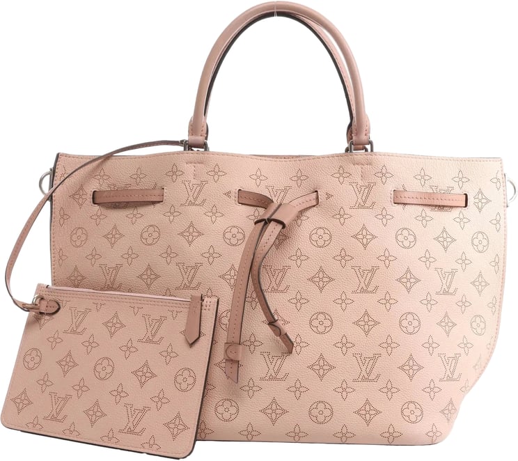 Louis Vuitton Louis Vuitton Girolata Mahina Monogram Handbag in Pink M54401