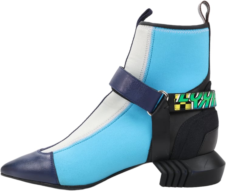 Louis Vuitton Louis Vuitton Neoprene Deep Sea Ankle Boot in Blue, Size 39 EU