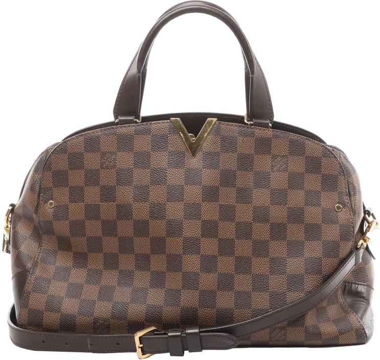 Louis Vuitton Louis Vuitton Kensington Bowling Damier Ebene 2Way Handbag in Brown N41505