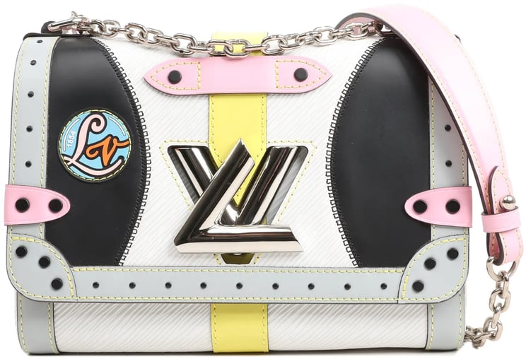 Louis Vuitton Louis Vuitton Twist MM Epi Leather Shoulder Bag in Multicolor M53717