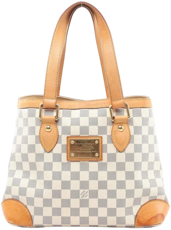 Louis Vuitton Louis Vuitton Hampstead PM Damier Azur Handbag in Beige N51207