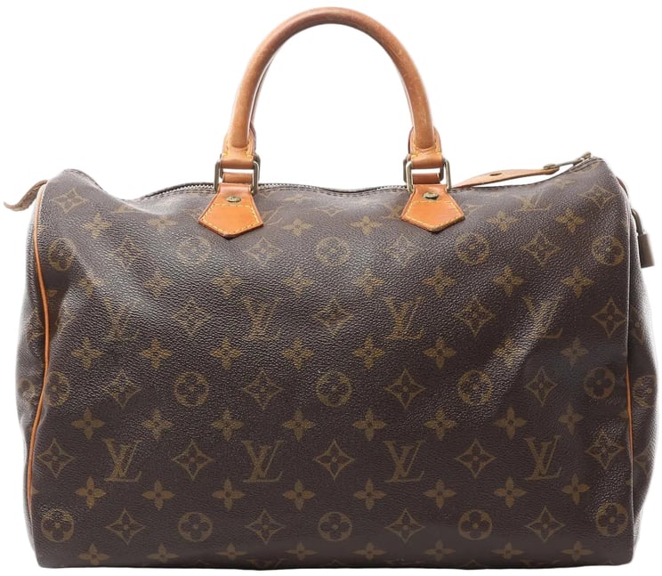 Louis Vuitton Louis Vuitton Speedy 35 Monogram Canvas Handbag in Brown M41524