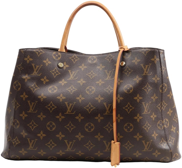Louis Vuitton Louis Vuitton Montaigne GM Monogram Canvas Handbag in Brown