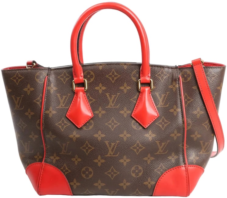 Louis Vuitton Louis Vuitton Phoenix PM Monogram 2Way Shoulder Bag in Brown x Red M41537