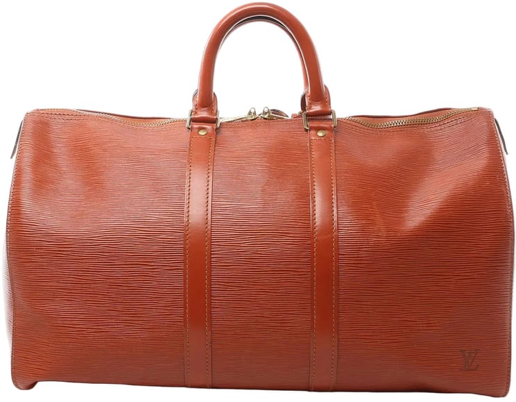 Louis Vuitton Louis Vuitton Keepall 45 Epi Leather Travel Bag in Brown M42978