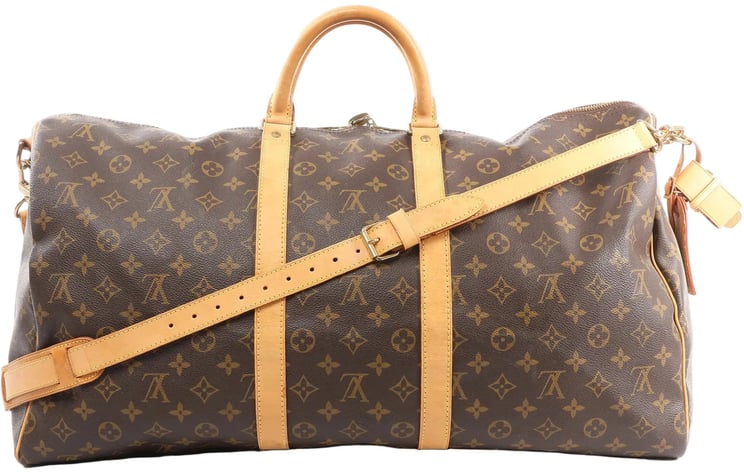 Louis Vuitton Louis Vuitton Keepall Bandoulière 55 Monogram Canvas Travel Bag in Brown M41414