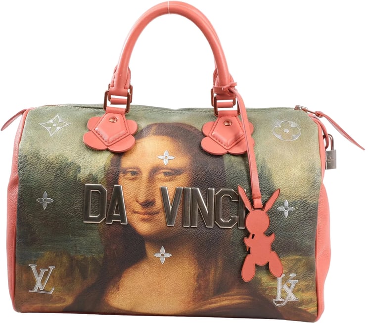 Louis Vuitton Louis Vuitton Speedy 30 Masters Collection Handbag in Pink M43372