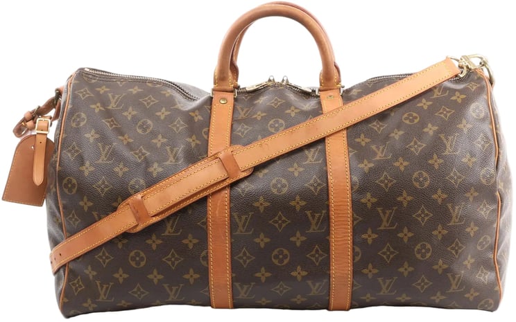 Louis Vuitton Louis Vuitton Keepall Bandoulière 50 Monogram Canvas Travel Bag in Brown M41416