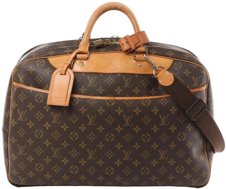 Louis Vuitton Louis Vuitton Alize Monogram Canvas 2 Poches Travel Bag in Brown M41399