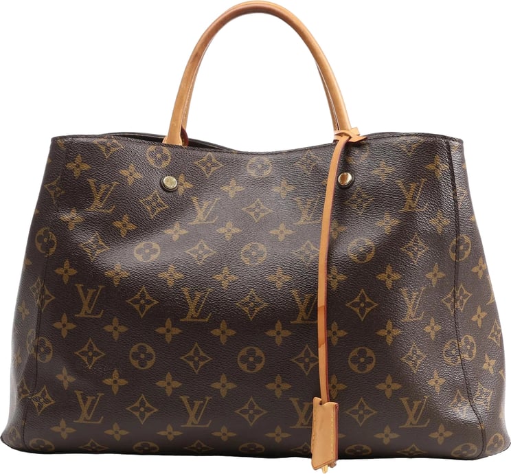 Louis Vuitton Louis Vuitton Montaigne GM Monogram Canvas Handbag in Brown