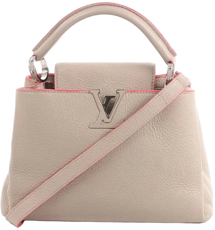 Louis Vuitton Louis Vuitton Capucines BB Parnassea Leather 2Way Handbag in Beige M94688