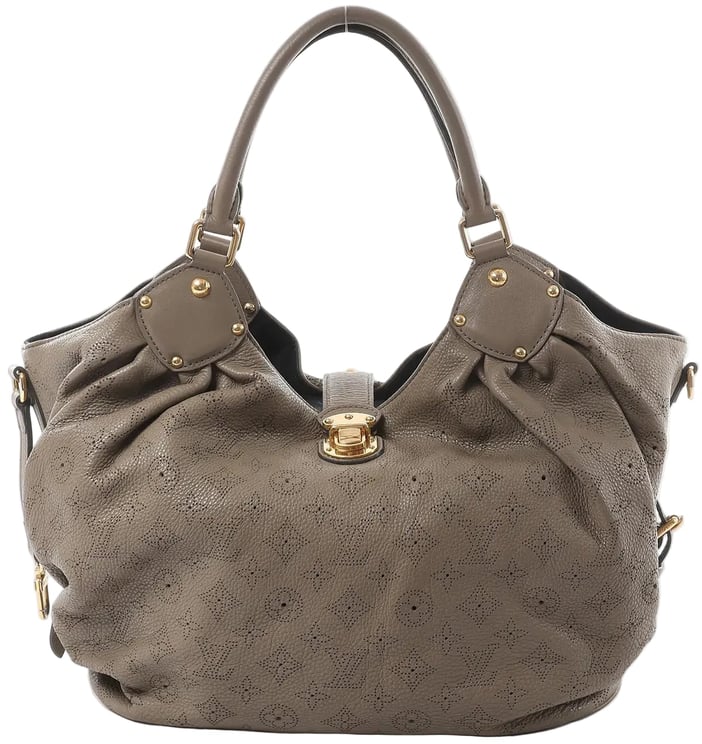 Louis Vuitton Louis Vuitton Mahina L Monogram Leather Shoulder Bag in Brown M93121