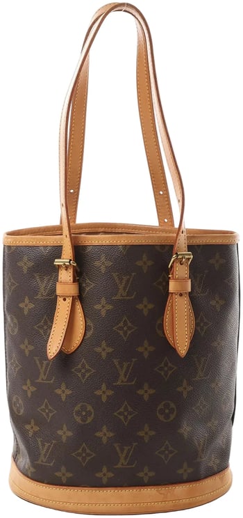 Louis Vuitton Louis Vuitton Bucket PM Monogram Canvas Shoulder Bag in Brown M42238