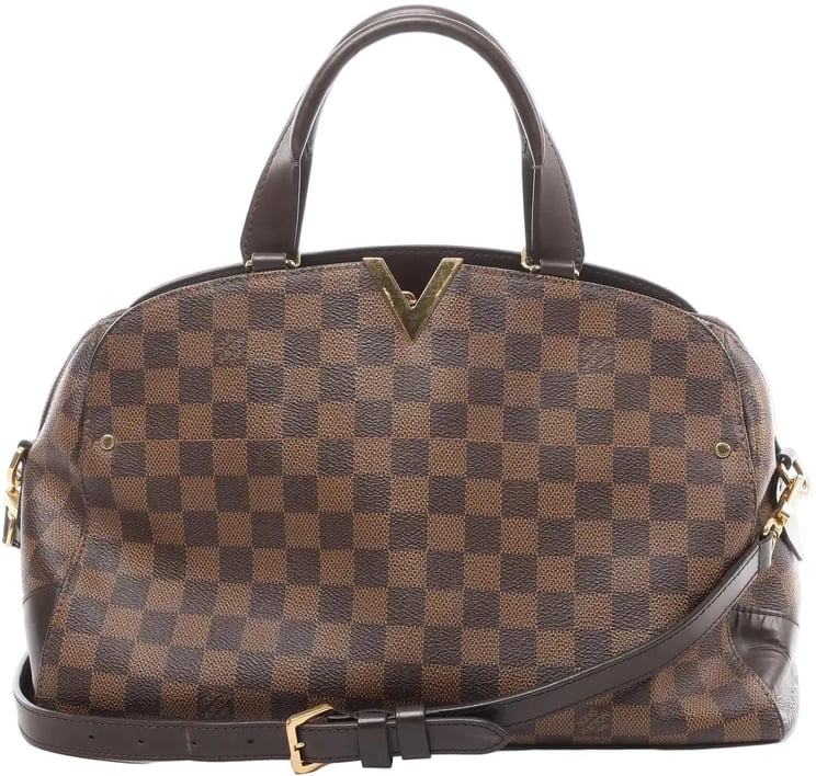 Louis Vuitton Louis Vuitton Kensington Bowling Damier Ebene 2Way Handbag in Brown N41505