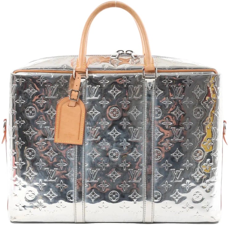 Louis Vuitton Louis Vuitton Neo Porte Documents Voyages Monogram Mirror Handbag in Silver M58755