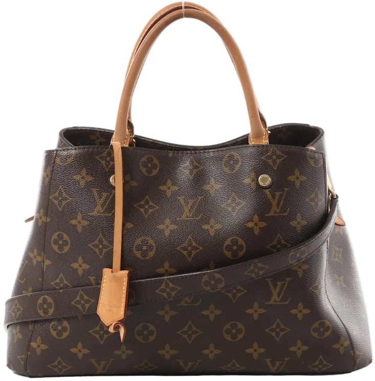 Louis Vuitton Louis Vuitton Montaigne MM Monogram Canvas 2Way Handbag in Brown M41056