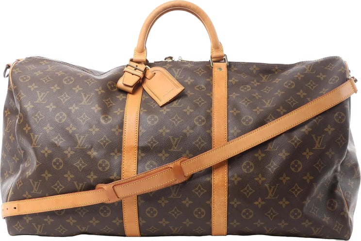 Louis Vuitton Louis Vuitton Keepall Bandoulière 60 Monogram Canvas Travel Bag in Brown M41412