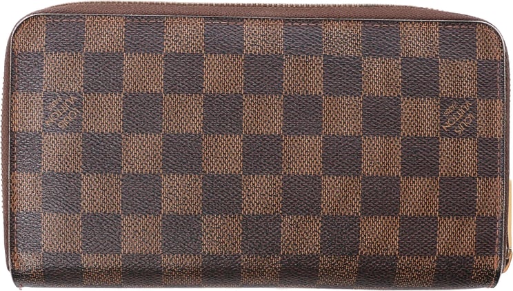 Louis Vuitton Louis Vuitton Zippy Damier Ebene Wallet in Brown N60003