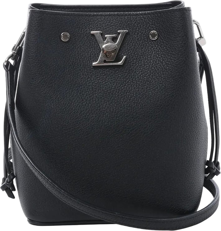 Louis Vuitton Louis Vuitton LockMe Shoulder Bag in Black