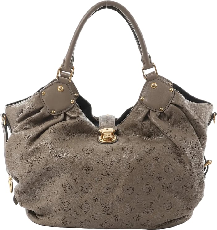 Louis Vuitton Louis Vuitton Mahina L Monogram Leather Shoulder Bag in Brown M93121