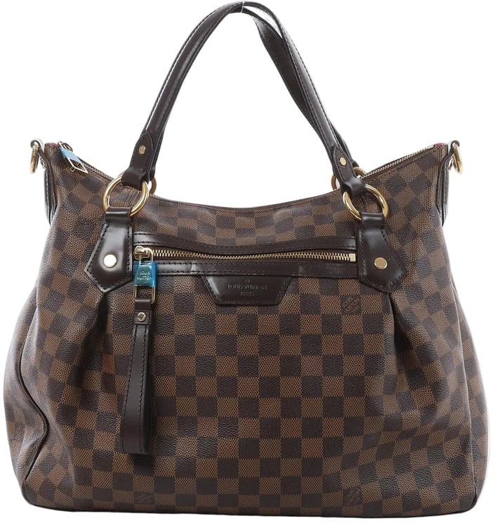 Louis Vuitton Louis Vuitton Ivorie MM Damier Ebene Shoulder Bag in Brown N41131