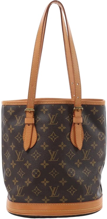 Louis Vuitton Louis Vuitton Bucket PM Monogram Canvas Shoulder Bag in Brown M42238