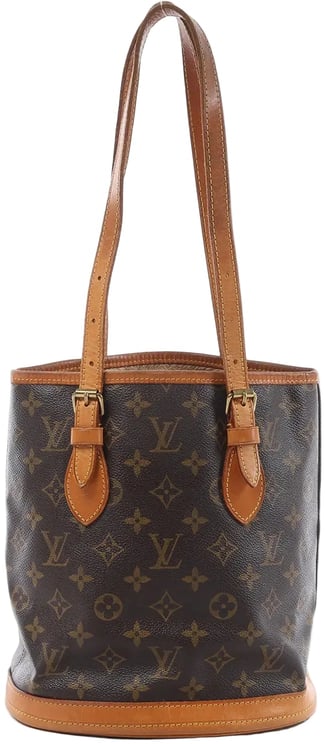 Louis Vuitton Louis Vuitton Bucket PM Monogram Canvas Shoulder Bag in Brown M42238