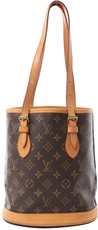 Louis Vuitton Louis Vuitton Bucket PM Monogram Canvas Shoulder Bag in Brown M42238