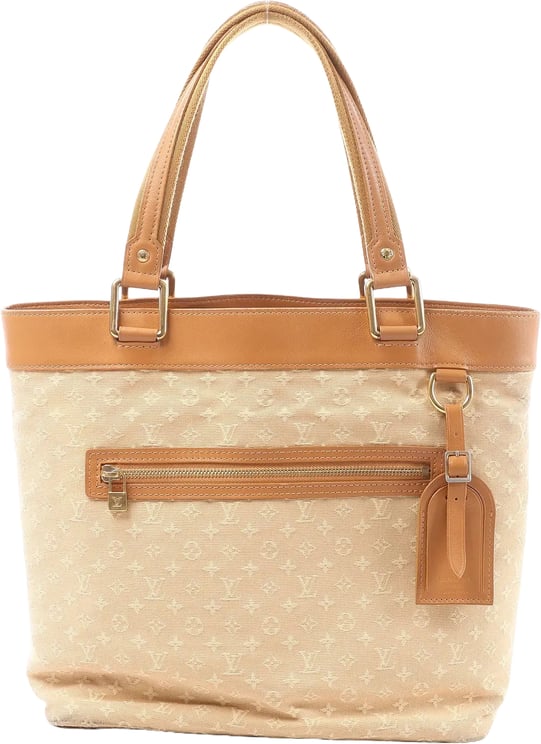 Louis Vuitton Louis Vuitton Mini Lucille GM Monogram Linen in Beige M92683