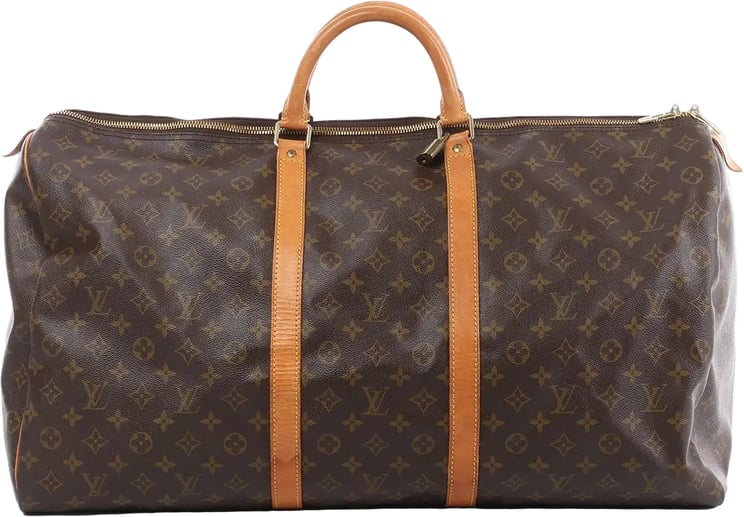 Louis Vuitton Louis Vuitton Keepall 60 Monogram Canvas Travel Bag in Brown M41422