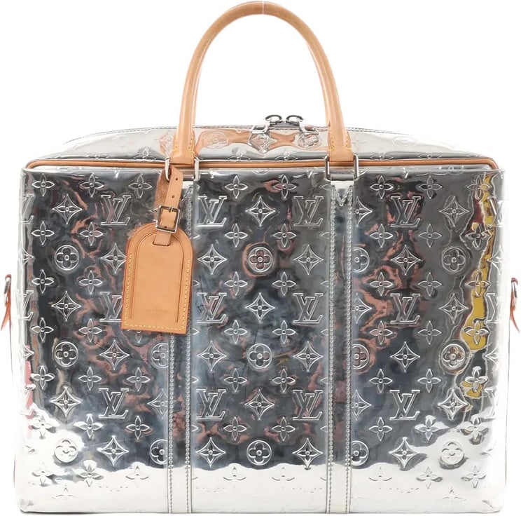 Louis Vuitton Louis Vuitton Neo Porte Documents Voyages Monogram Mirror Handbag in Silver M58755