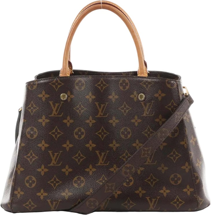 Louis Vuitton Louis Vuitton Montaigne MM Monogram Canvas 2Way Handbag in Brown M41056