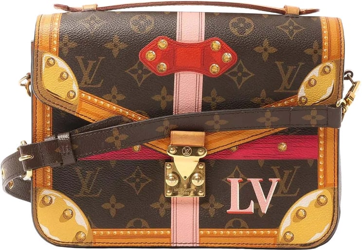 Louis Vuitton Louis Vuitton Metis Summer Trunk Pochette Monogram Crossbody Bag in Brown M43628